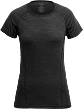 Devold Running Woman T-shirt Anthracite Kortermede treningstrøyer XS
