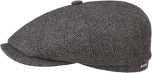 Stetson Hatteras Wool Mix Flat Cap Grey Kapser S