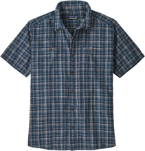 Patagonia Men's Back Step Shirt Founder: Stone Blue Kortermede skjorter S