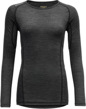 Devold Running Woman Shirt Anthracite Langermede treningstrøyer XL