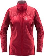 Haglöfs Haglöfs Summit Hybrid Jacket Women Hibiscus Red/Brick Red Syntetjakker mellomlag XS