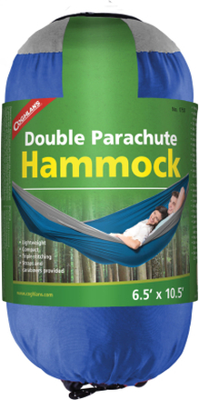 Coghlan's Parachute Hammock Double Blå/Grå Hengekøye OneSize