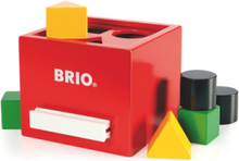 Brio 30148 Putteboks, Rød Toys Baby Toys Educational Toys Sorting Box Toy Multi/patterned BRIO
