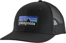 Patagonia P-6 Logo Trucker Hat Black Kapser OneSize