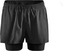 Craft Men's Adv Essence 2-in-1 Stretch Shorts Black Träningsshorts S
