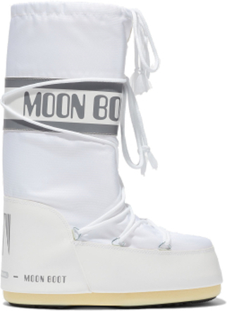 Moon Boot Icon Nylon Boots White Vintersko 27-30