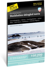 Calazo förlag Skridskokarta Stockholms skärgård - norra 1:50.000 NoColour Böcker & kartor OneSize