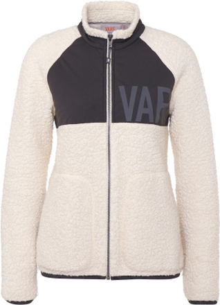 Varg Women's Vargön Fat Wool Jacket Off White Långärmade vardagströjor XL