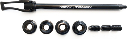 Hamax Hitch adapter for 12 mm thru axles Black Transporttilbehør OneSize