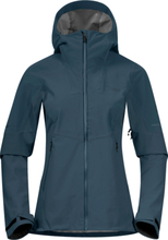 Bergans Women's Senja Hybrid Softshell Jacket Orion Blue Ovadderade friluftsjackor XS