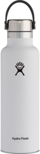 Hydro Flask Standard Mouth Stainless Steel Cap 621 ml WHITE Flasker OneSize