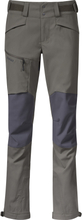 Bergans Women's Fjorda Trekking Hybrid Pants Green Mud/Solid Dark Grey Friluftsbyxor L