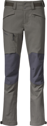 Bergans Women's Fjorda Trekking Hybrid Pants Green Mud/Solid Dark Grey Friluftsbyxor M