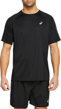 Asics Men's Icon Short Sleeve Top Performance Black/Carrier Grey Kortermede treningstrøyer XS