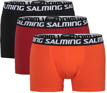 Salming Men's Abisko Boxer 3-Pack Black/Red/Orange Undertøy S