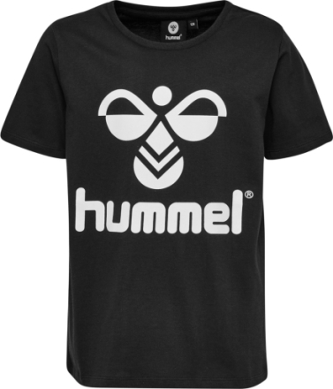 Hummel Kids' hmlTRES T-Shirt Short Sleeve Black Kortermede trøyer 134