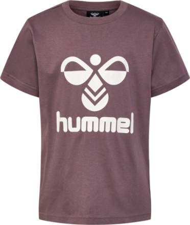 Hummel Kids' hmlTRES T-Shirt Short Sleeve Sparrow Kortermede trøyer 128