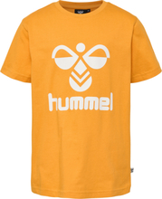 Hummel Kids' hmlTRES T-Shirt Short Sleeve Butterscotch Kortermede trøyer 128