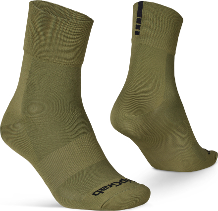 Gripgrab Lightweight SL Socks Olive Green Treningssokker M (41-44)