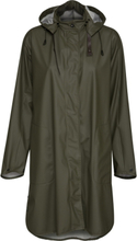 Ilse Jacobsen Women's Raincoat Detachable Hood Army Regnjackor 36