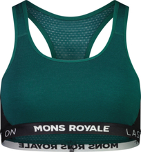 Mons Royale Women's Sierra Sports Bra Evergreen Underkläder S