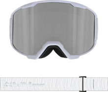 Red Bull SPECT Solo High Contrast White/Smoke/Silver Flash Goggles OneSize