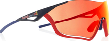 Red Bull SPECT Flow Matt Blue/Smoke with Red Mirror Sportsbriller OneSize