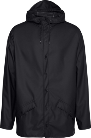 Rains Unisex Jacket Black Regnjackor XL