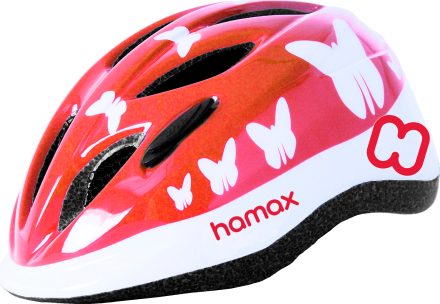 Hamax Safe Rider Happy Butterfly, Green Buckle Sykkelhjelmer 50-55