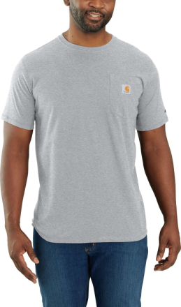 Carhartt Men's Force Short Sleeve Pocket T-shirt Heather Grey T-shirts M