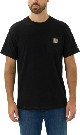 Carhartt Men's Force Short Sleeve Pocket T-shirt Black T-shirts M