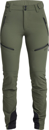 Tenson Women's TXlite Flex Pants Dark Khaki Friluftsbyxor XL