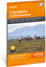 Calazo förlag Turkart Tafjordfjella & Reinheimen 1:50 000 NoColour Litteratur OneSize