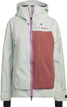 Adidas Women's Terrex MYSHELTER 3-Layer GORE-TEX Snow Jacket Wonred/Lingrn Skijakker ufôrede M
