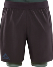 Craft Men's Pro Trail 2in1 Shorts Slate-Thyme Träningsshorts XL
