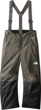 The North Face Kids' Snowquest Bib Trousers New Taupe Green Skidbyxor XS