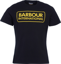 Barbour Men's Barbour International Essential Large Logo Tee Black Kortermede trøyer S