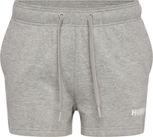 Hummel Women's hmlLEGACY Shorts Grey Melange Vardagsshorts S