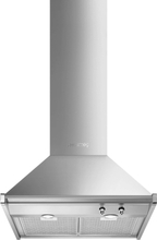 Smeg KD70XE Vegghengt kjøkkenvifte, rustfritt stål, 70 cm