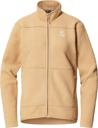 Haglöfs Women's Mossa Pile Jacket Sand Mellomlag trøyer XL
