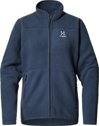 Haglöfs Women's Mossa Pile Jacket Tarn Blue Mellomlag trøyer XL