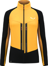 Salewa Women's Ortles Alpine Merino Jacket Yellow Gold Mellanlager tröjor M