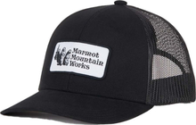 Marmot Retro Trucker Hat Black/Black Kapser ONE