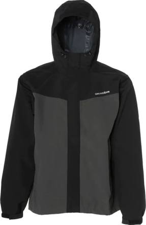 Grundéns Men's Full Share Jacket Black/Grey Regnjakker XXL