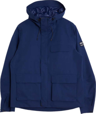 Mountain Works Unisex Utility Hybrid Rain Jacket Dress Blue Regnjakker XL