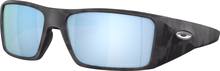 Oakley Heliostat Polarized Matte Black Camo/Prizm Deep Water Polarized Sportglasögon OneSize