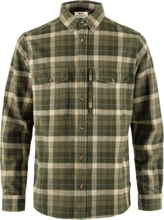 Fjällräven Men's Värmland Heavy Flannel Shirt Green-Deep Forest Langermede skjorter M