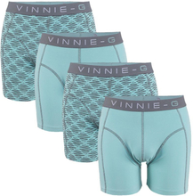 Vinnie-G boxershorts Mint Light - Print 4-Pack-S