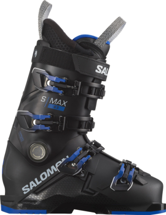 Salomon Juniors' S/Max 65 Black / Black / Race Blue Alpinstøvler 26-26.5
