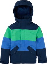 Burton Kids' Symbol 2L Jacket Drsblu/Glygrn/Ampblu Skijakker fôrede M